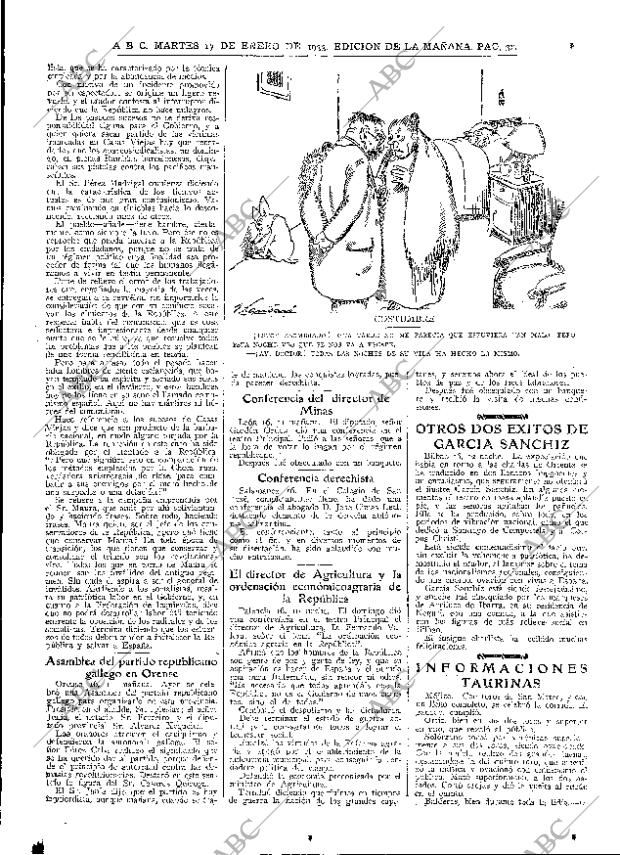 ABC MADRID 17-01-1933 página 31