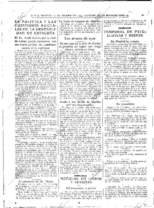 ABC MADRID 17-01-1933 página 34