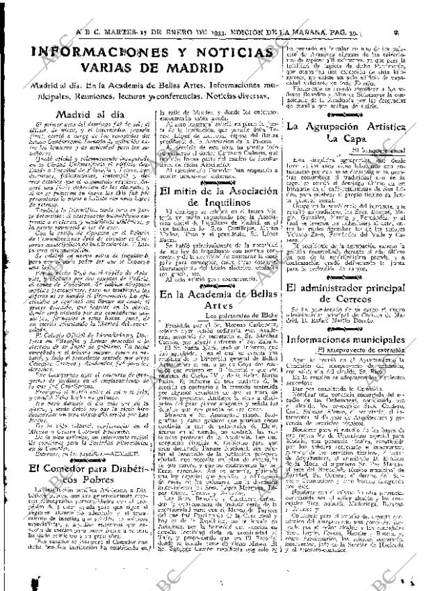 ABC MADRID 17-01-1933 página 39