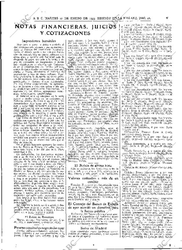 ABC MADRID 17-01-1933 página 41