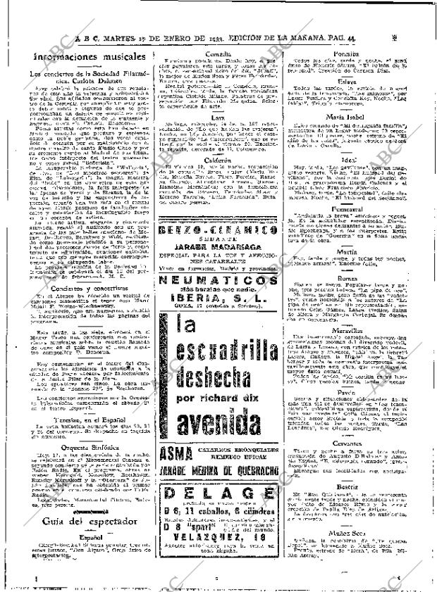 ABC MADRID 17-01-1933 página 44