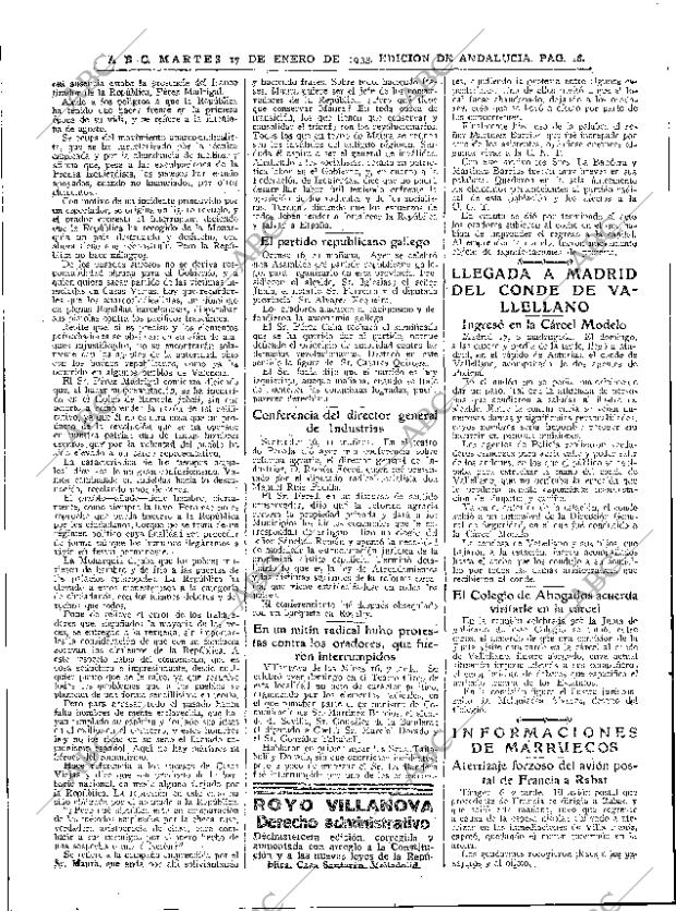 ABC SEVILLA 17-01-1933 página 18
