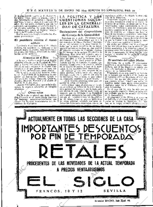 ABC SEVILLA 17-01-1933 página 30