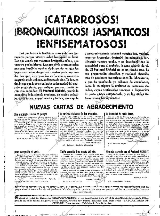 ABC MADRID 19-01-1933 página 16