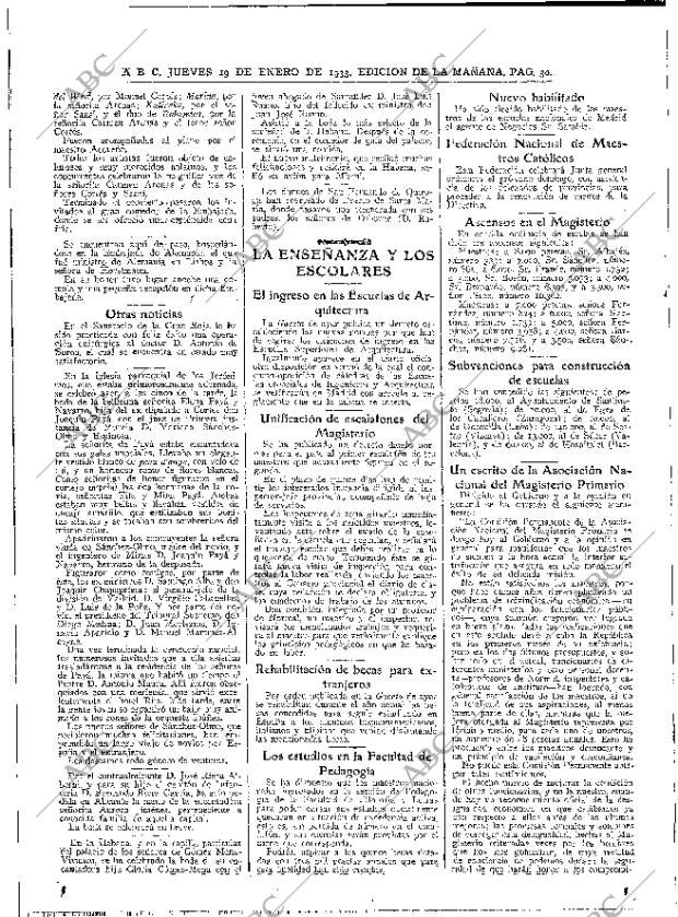 ABC MADRID 19-01-1933 página 30