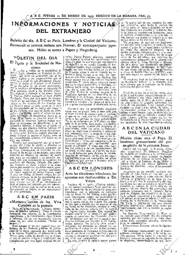 ABC MADRID 19-01-1933 página 33