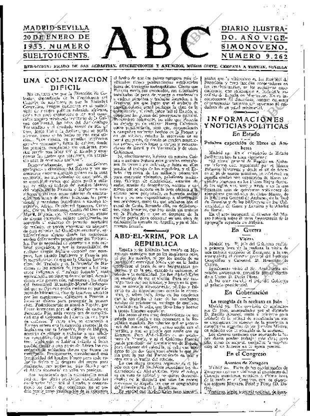 ABC SEVILLA 20-01-1933 página 17