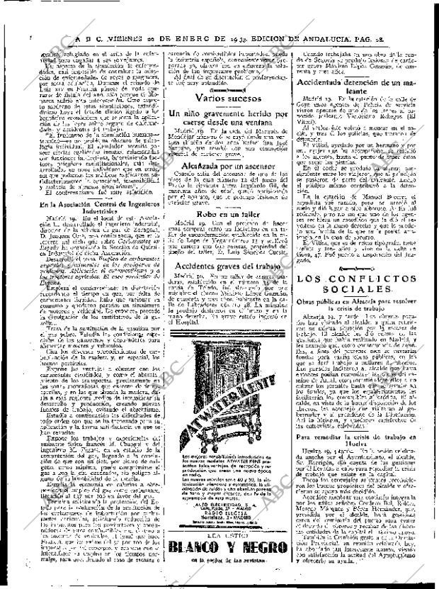 ABC SEVILLA 20-01-1933 página 28