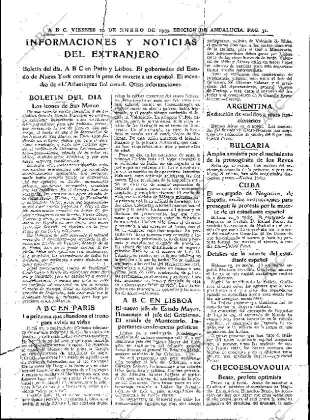 ABC SEVILLA 20-01-1933 página 31