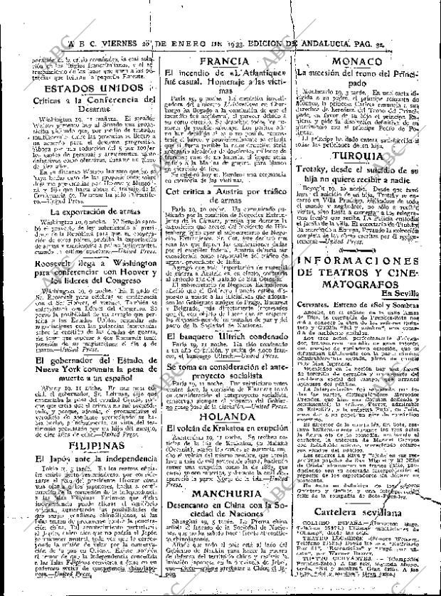 ABC SEVILLA 20-01-1933 página 32
