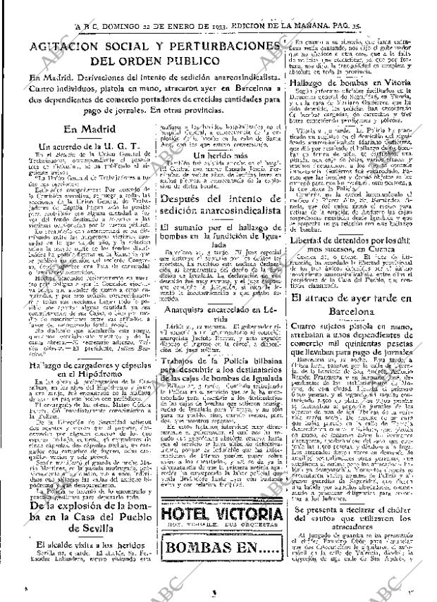 ABC MADRID 22-01-1933 página 35