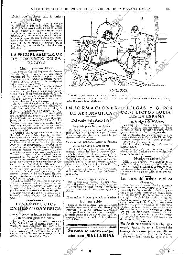 ABC MADRID 22-01-1933 página 37