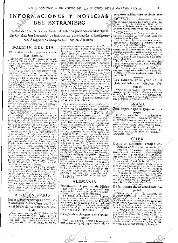 ABC MADRID 22-01-1933 página 39