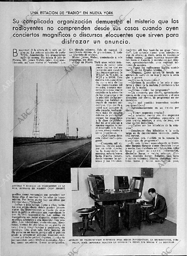 ABC MADRID 22-01-1933 página 6