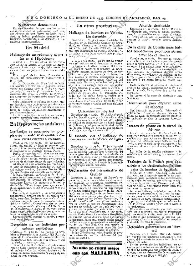 ABC SEVILLA 22-01-1933 página 18