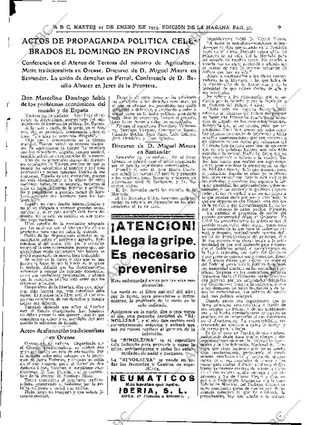 ABC MADRID 24-01-1933 página 31