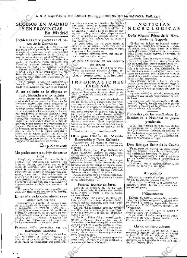 ABC MADRID 24-01-1933 página 35