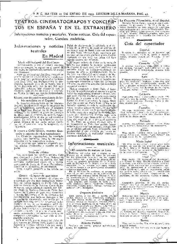 ABC MADRID 24-01-1933 página 37