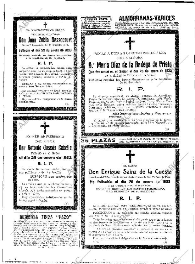 ABC MADRID 24-01-1933 página 50