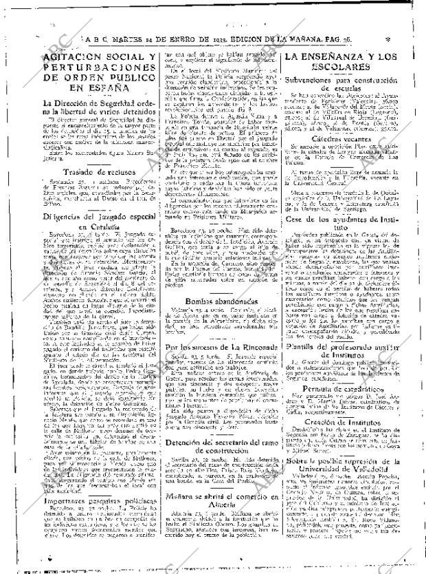 ABC MADRID 24-01-1933 página 56