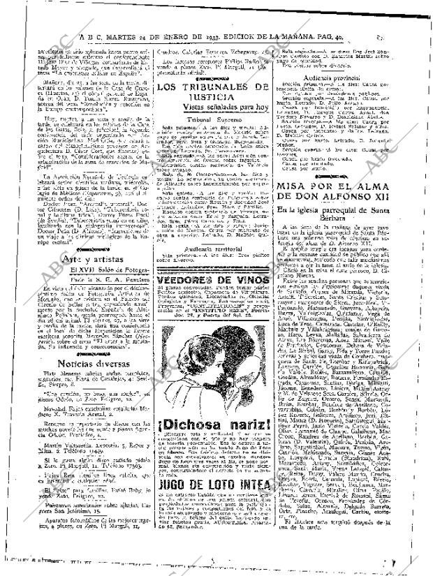 ABC MADRID 24-01-1933 página 60