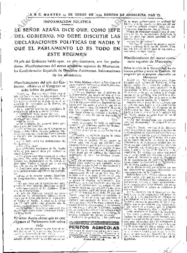 ABC SEVILLA 24-01-1933 página 17