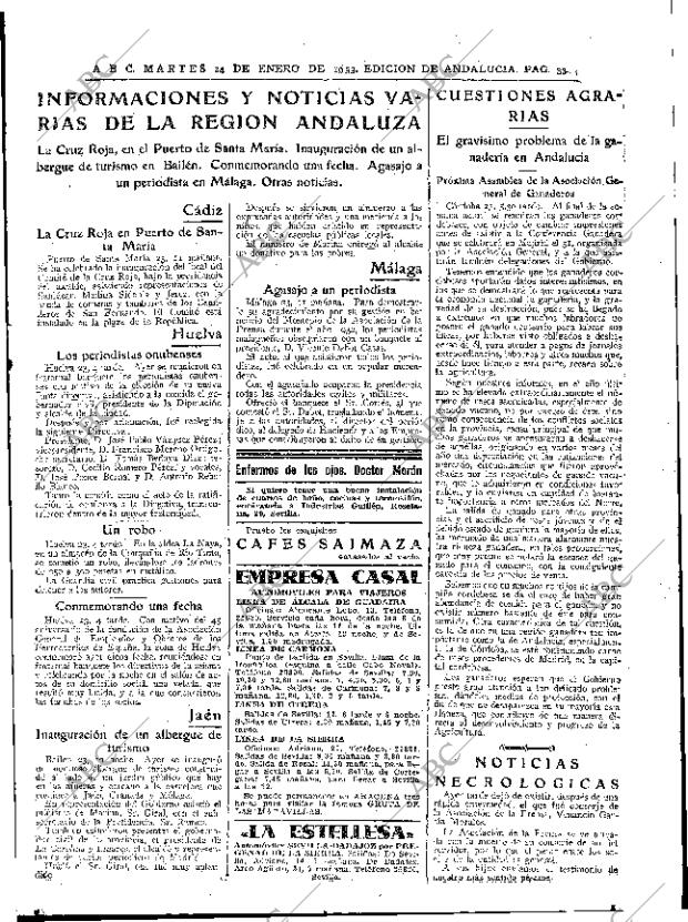 ABC SEVILLA 24-01-1933 página 33