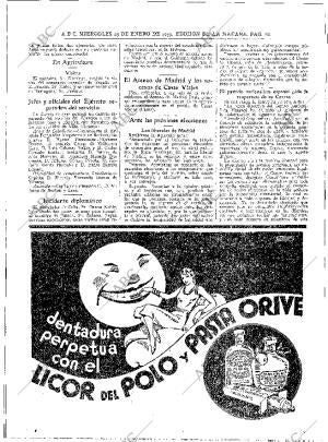 ABC MADRID 25-01-1933 página 18