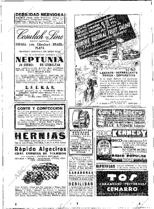 ABC MADRID 25-01-1933 página 2