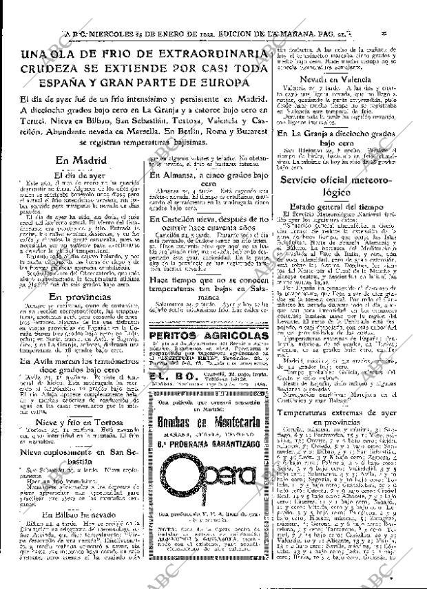 ABC MADRID 25-01-1933 página 21