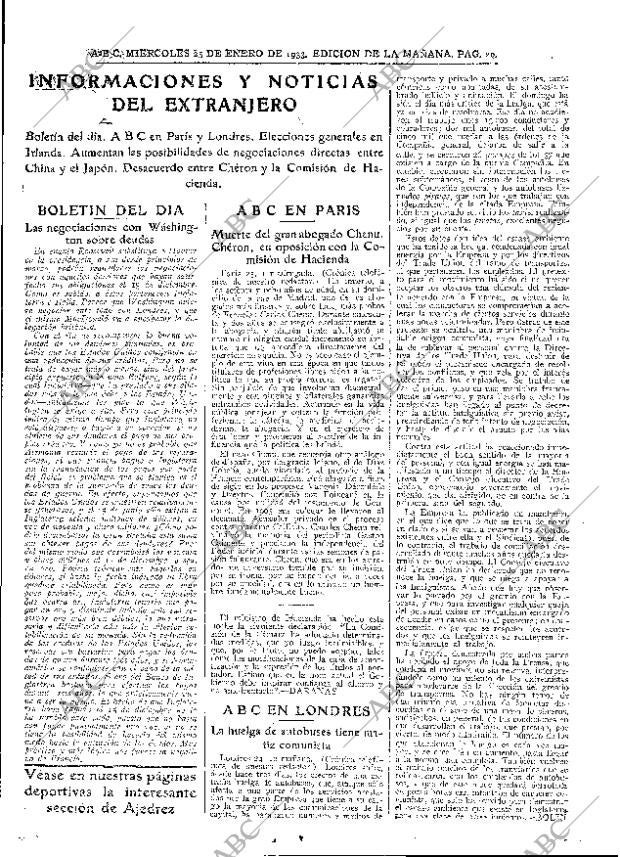 ABC MADRID 25-01-1933 página 29