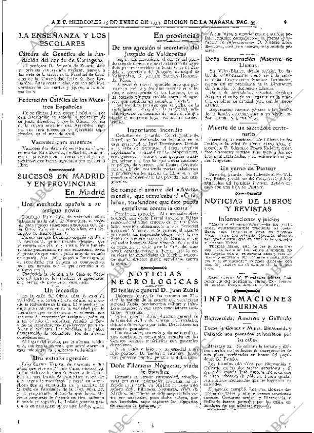 ABC MADRID 25-01-1933 página 35