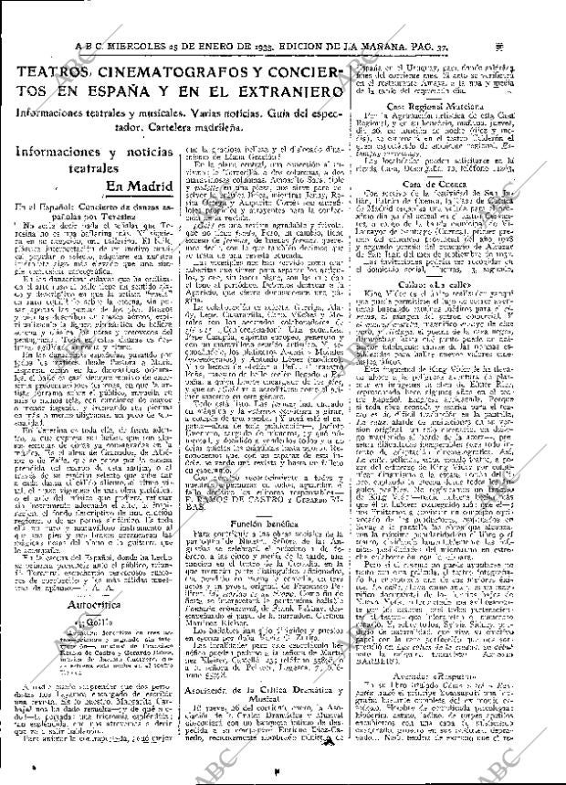 ABC MADRID 25-01-1933 página 37