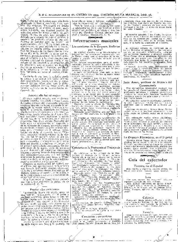 ABC MADRID 25-01-1933 página 38