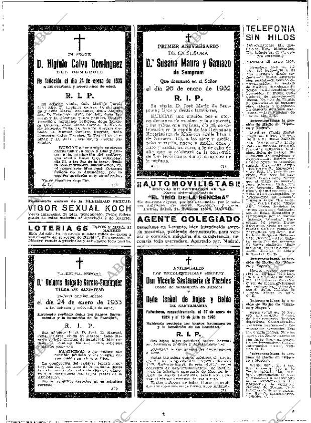 ABC MADRID 25-01-1933 página 40