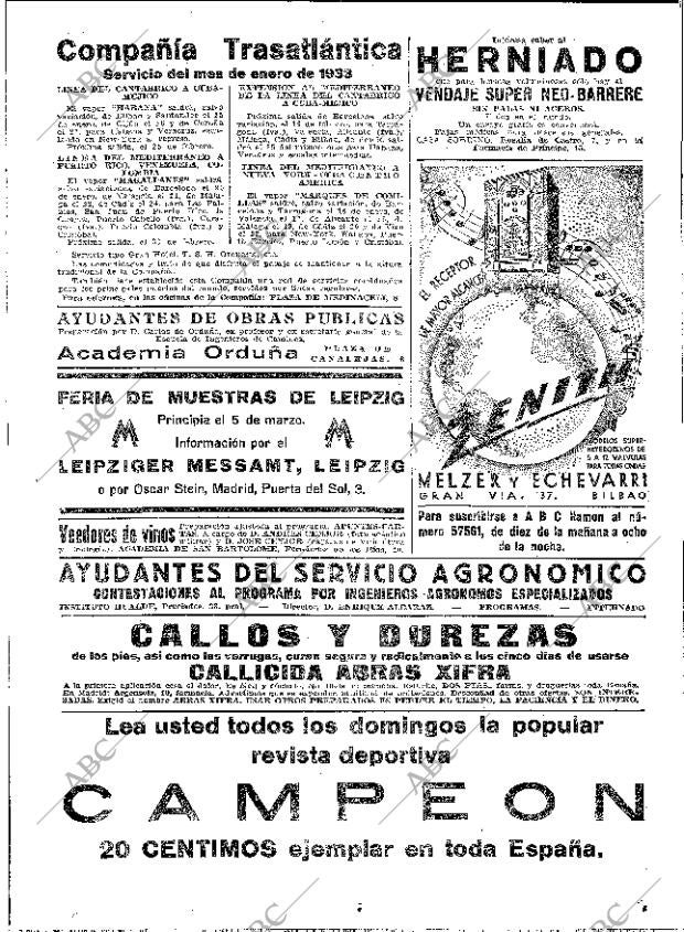 ABC MADRID 25-01-1933 página 42