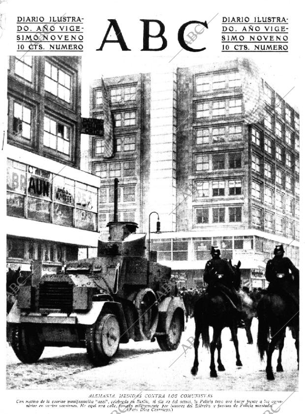 ABC MADRID 26-01-1933 página 1