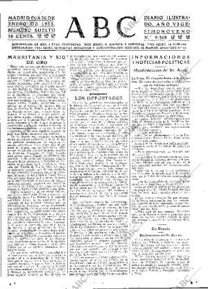 ABC MADRID 26-01-1933 página 17