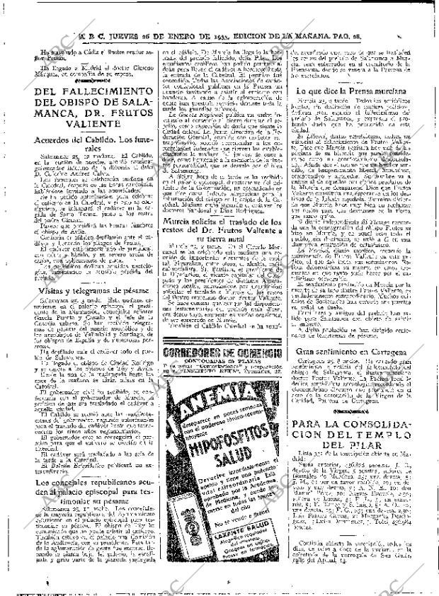 ABC MADRID 26-01-1933 página 28