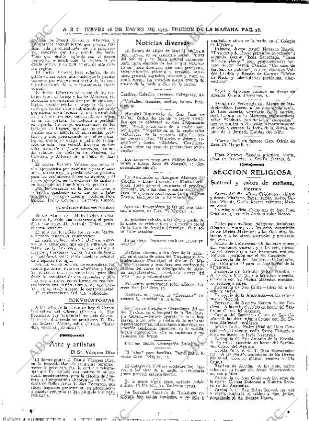ABC MADRID 26-01-1933 página 38