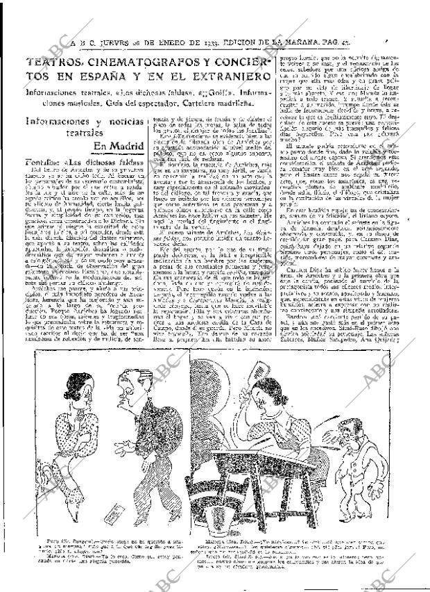 ABC MADRID 26-01-1933 página 43