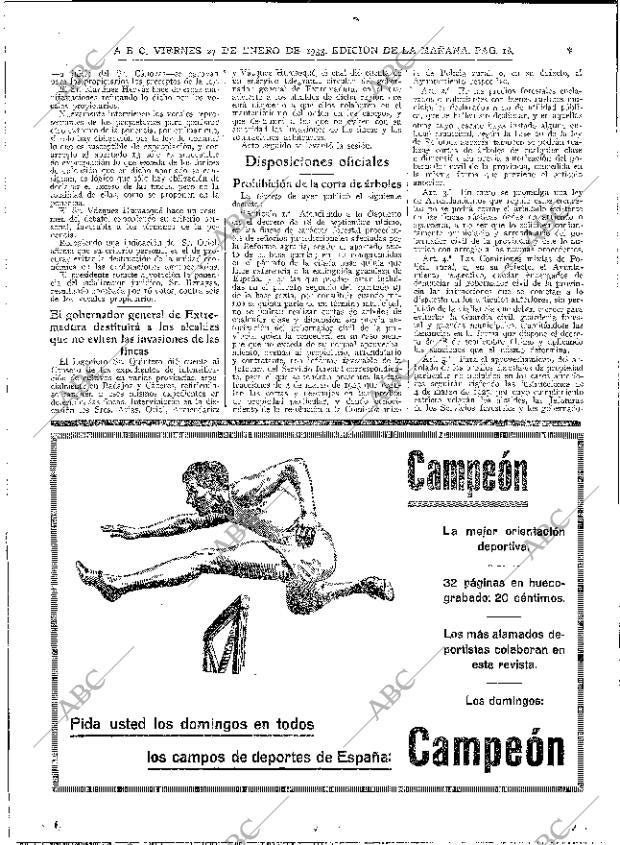ABC MADRID 27-01-1933 página 18