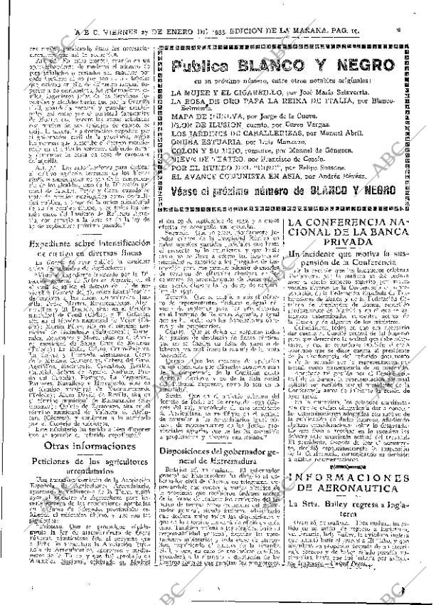 ABC MADRID 27-01-1933 página 19