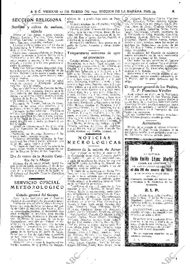 ABC MADRID 27-01-1933 página 39