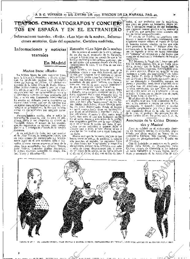 ABC MADRID 27-01-1933 página 40