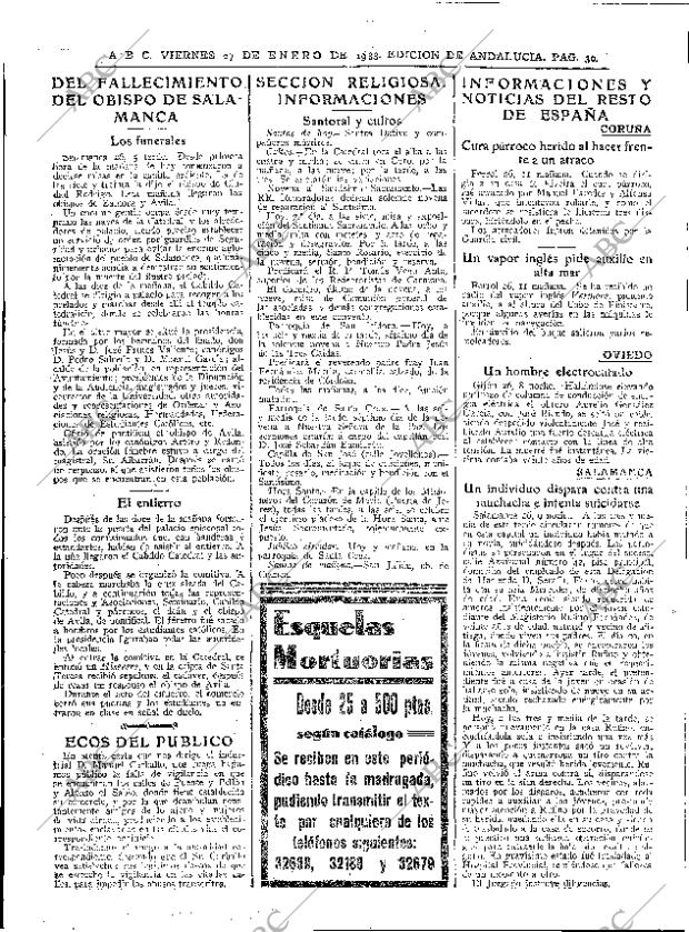 ABC SEVILLA 27-01-1933 página 30