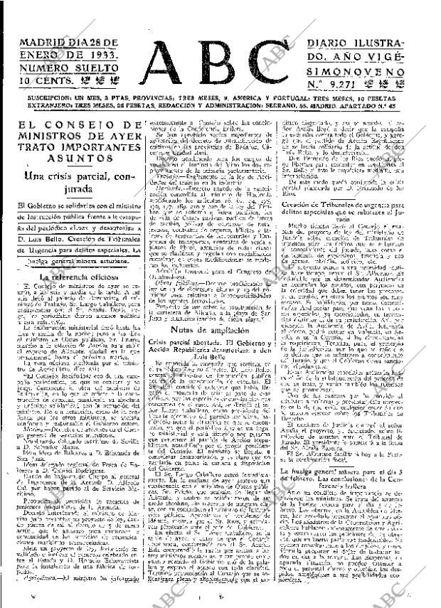 ABC MADRID 28-01-1933 página 15