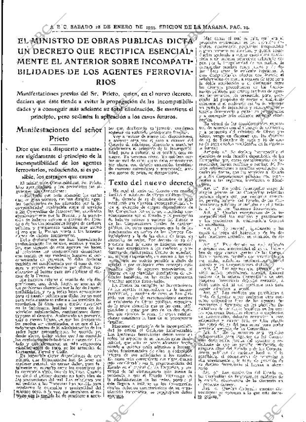 ABC MADRID 28-01-1933 página 19