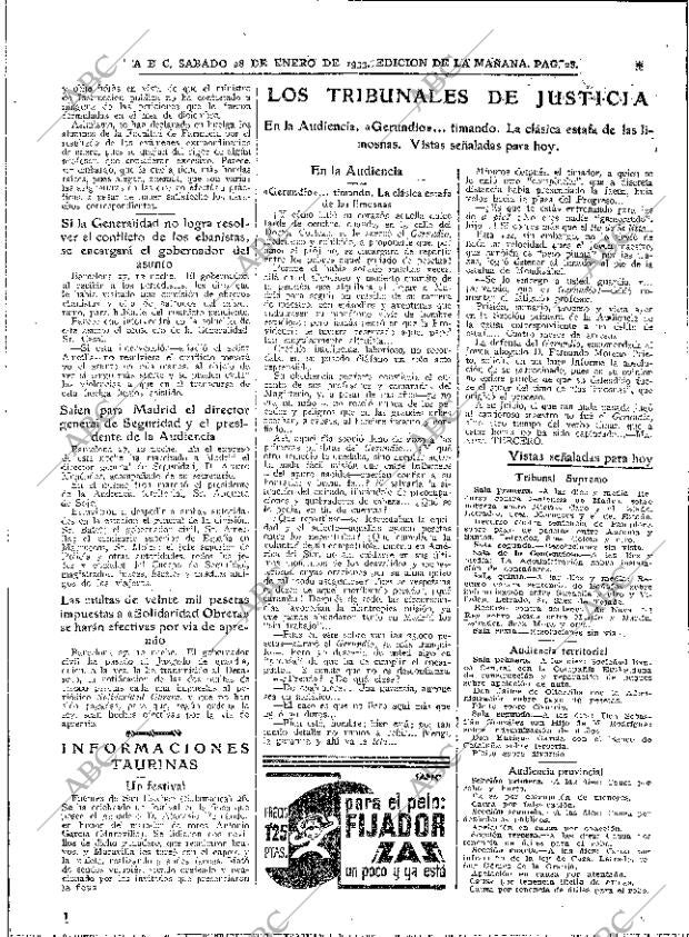 ABC MADRID 28-01-1933 página 28