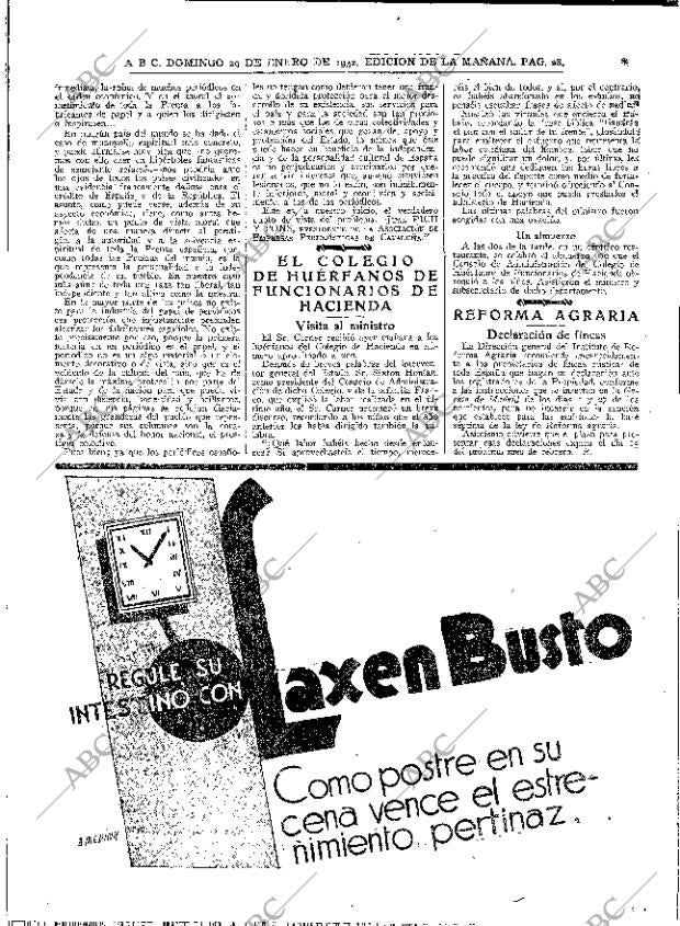 ABC MADRID 29-01-1933 página 28